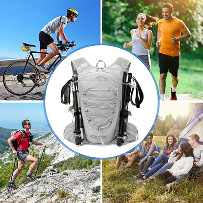 Portable waterproof bicycle backpack