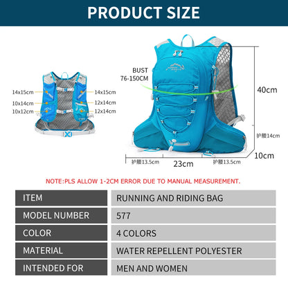 Portable waterproof bicycle backpack