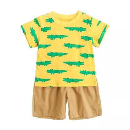 Salutes Cartoon Boys Clothing Sets