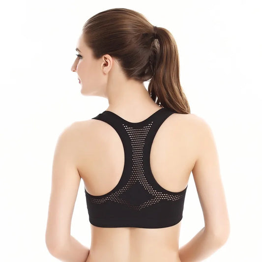 Breathable Holes Women Sport Bras Tops