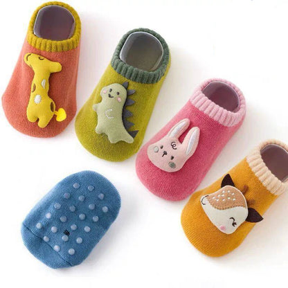 Baby Anti Slip Short Socks Cotton Animal