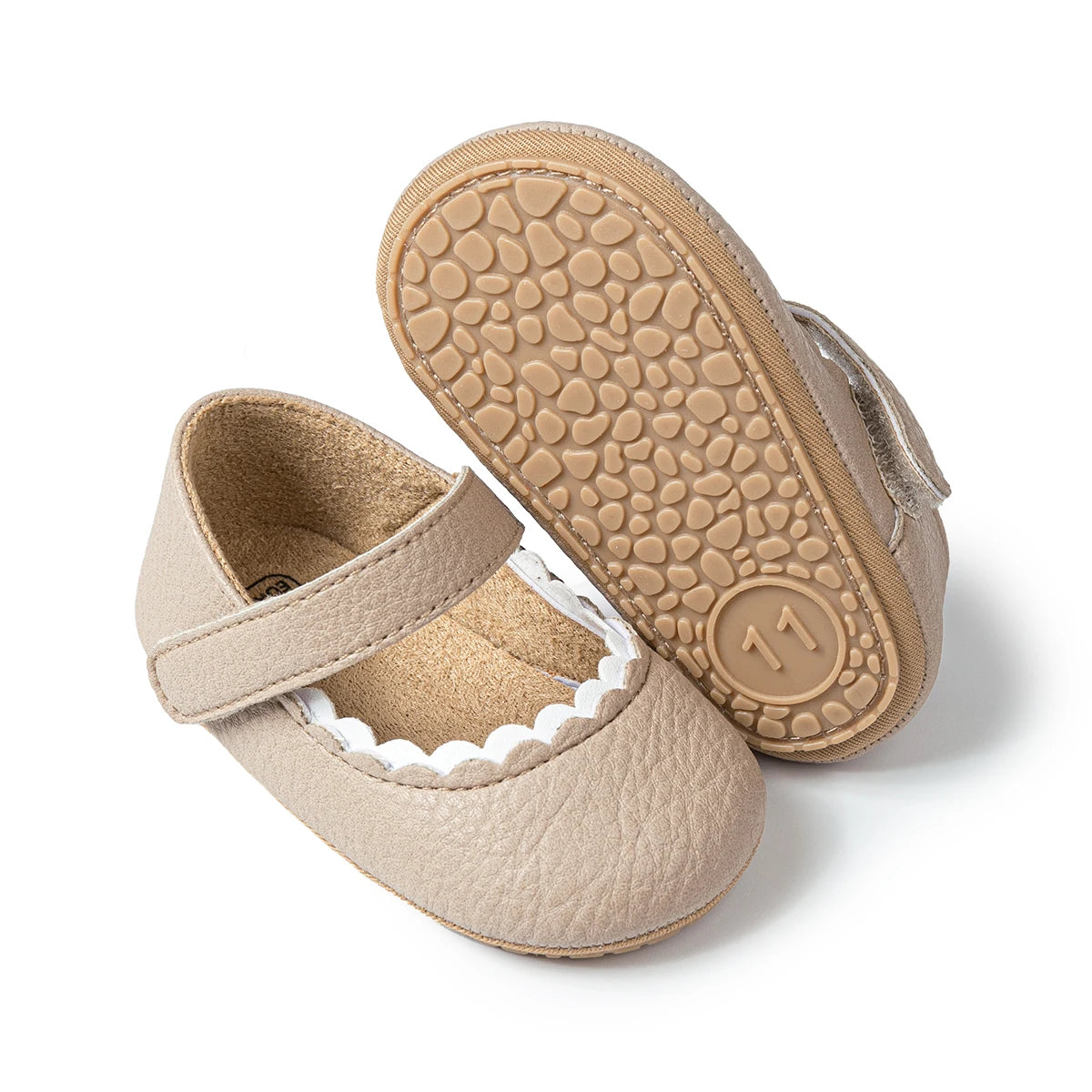 Baby Girls Soft Soled Non-Slip Crib Shoes