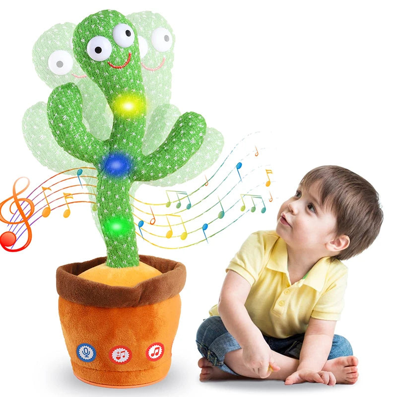 Kids Dancing Talking Cactus Toys