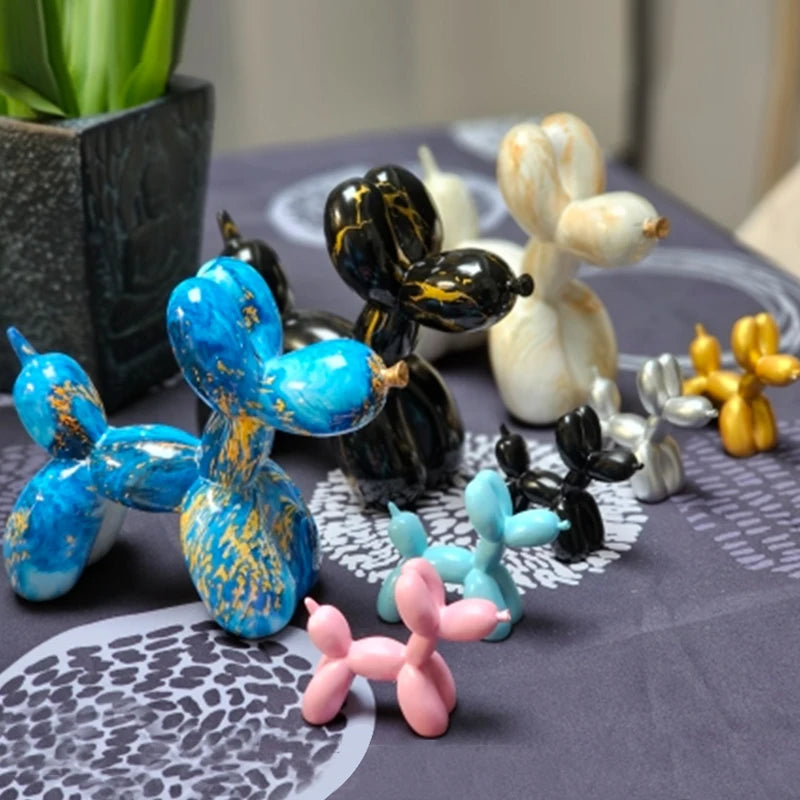 Nordic Balloon Dog Figurines