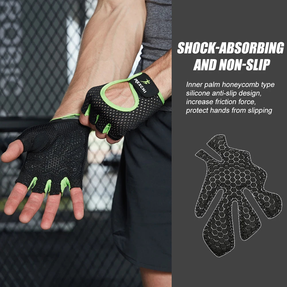 1Pair Breathable Workout Gloves