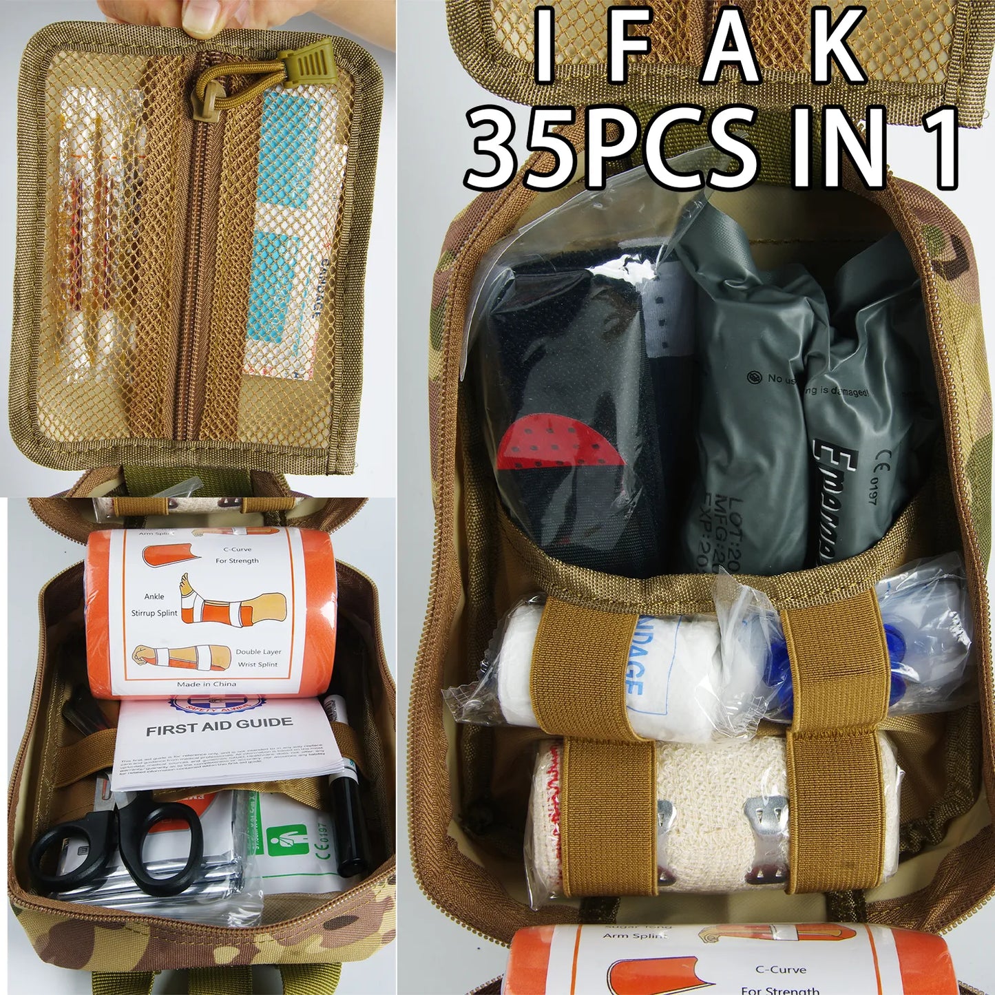 Military Trauma Survival Medical Pouch Kit