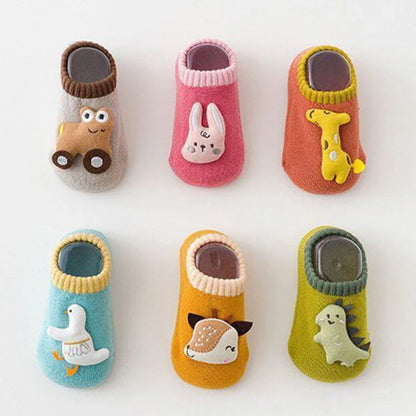 Baby Anti Slip Short Socks Cotton Animal