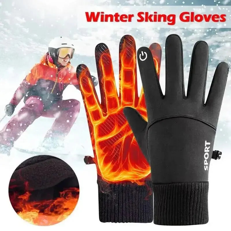 Winter Warm Full Fingers Waterproof Gloves