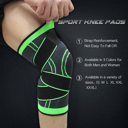 Men Pressurized Elastic Kneepad Support Bandage