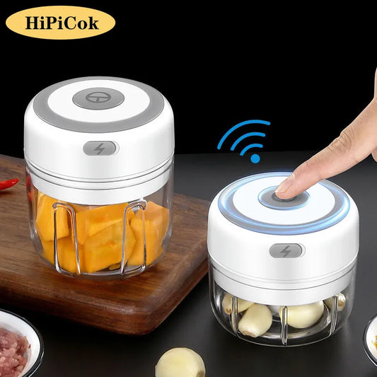 Electric Garlic Crusher Food Chopper