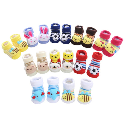 Cartoon Antiskid Baby Floor Socks