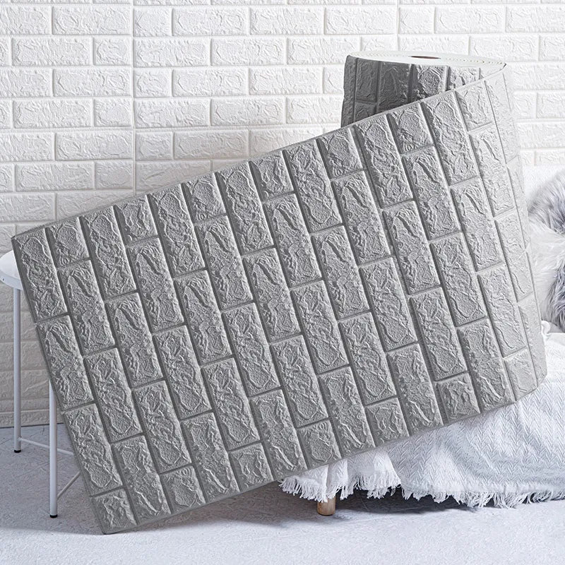 3D Brick Pattern Wall Sticker