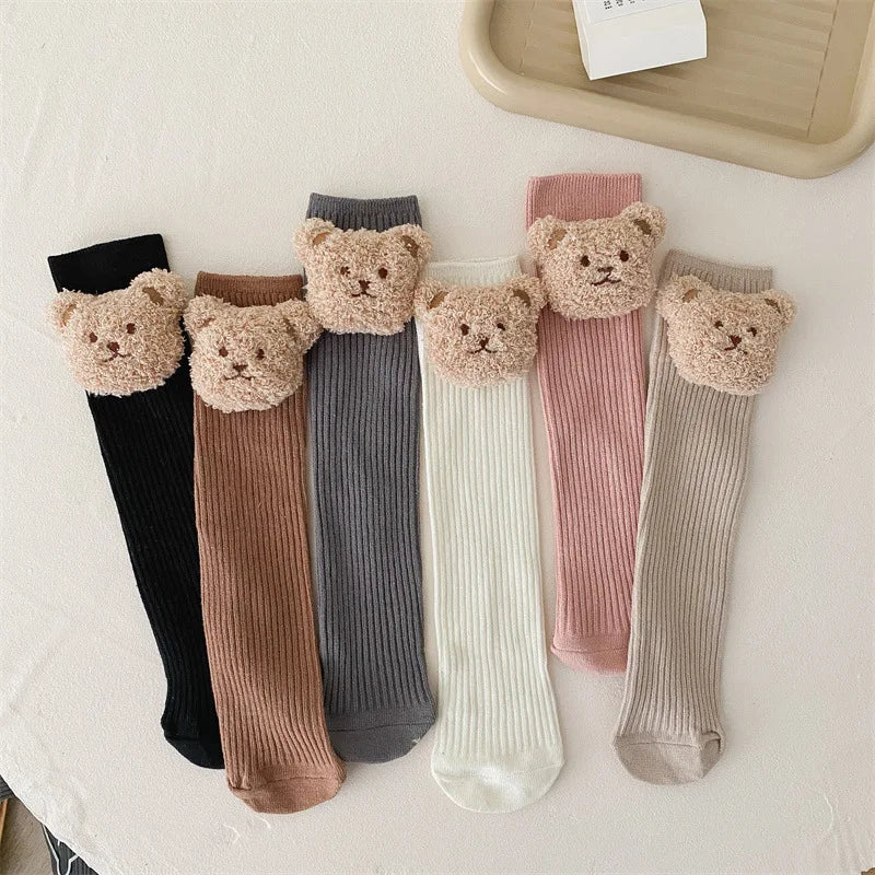 High Soft Cute Bear Children Socks