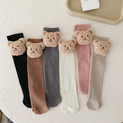 High Soft Cute Bear Children Socks