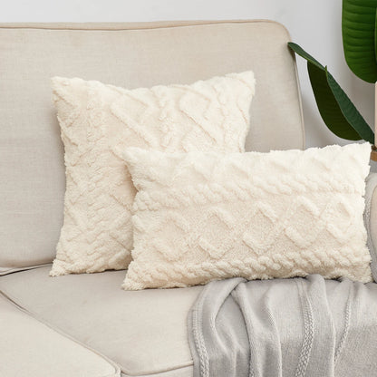 Fluffy Soft Throw Pillow cover For Sofa