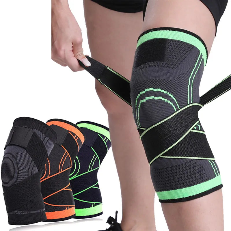 Men Pressurized Elastic Kneepad Support Bandage