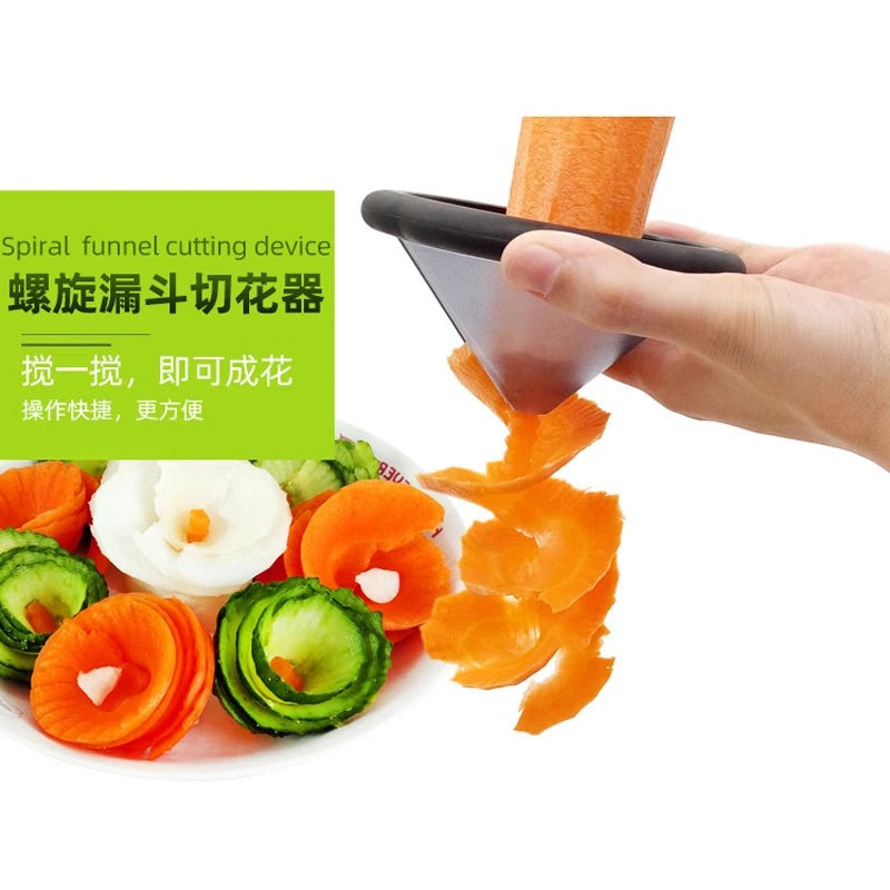 Fruit and Vegetable Spiral Knife