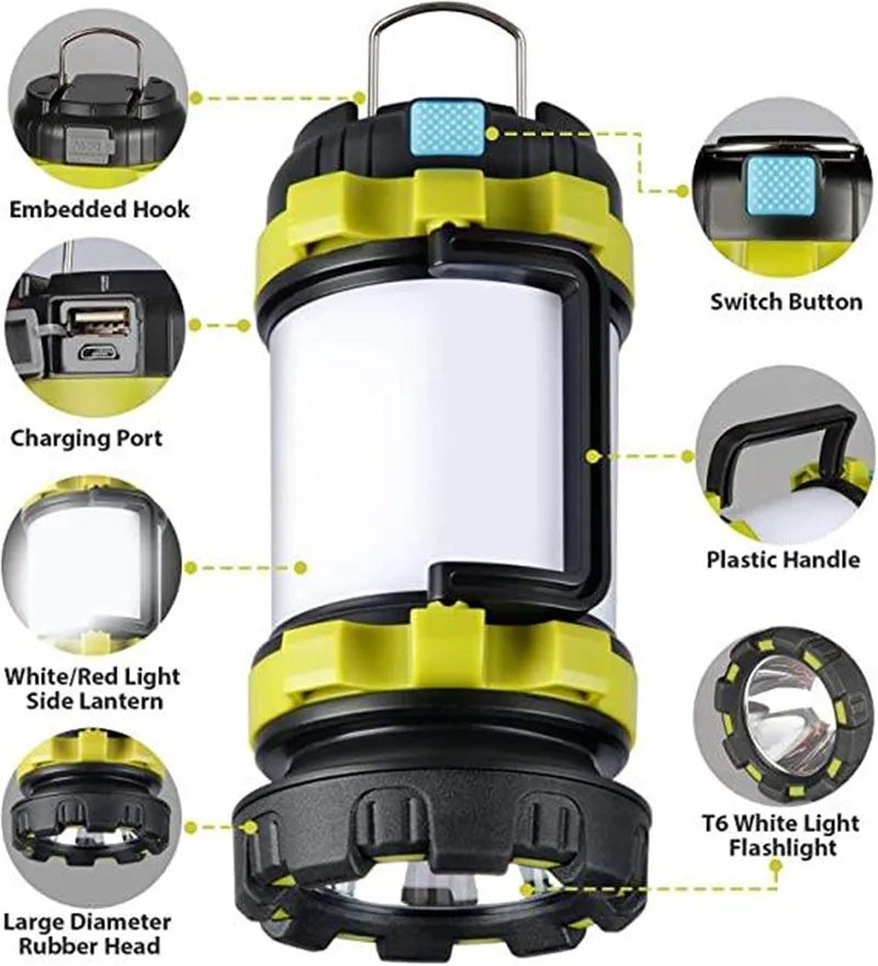 Portable Camping Torch Flash Light