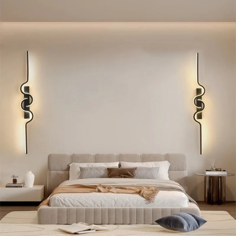 Nordic Minimalist LED Living Room Wall Lamp