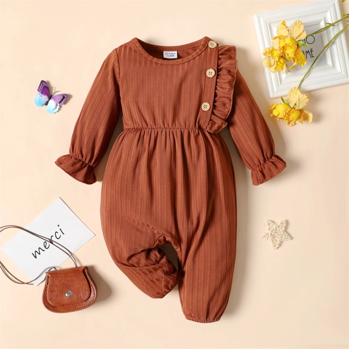 Baby Girl Long-sleeve Jump suit