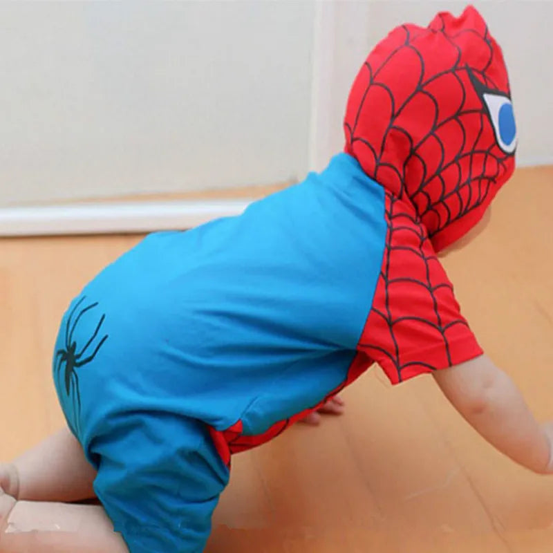 Spider Man Newborn Baby Boys Rompers