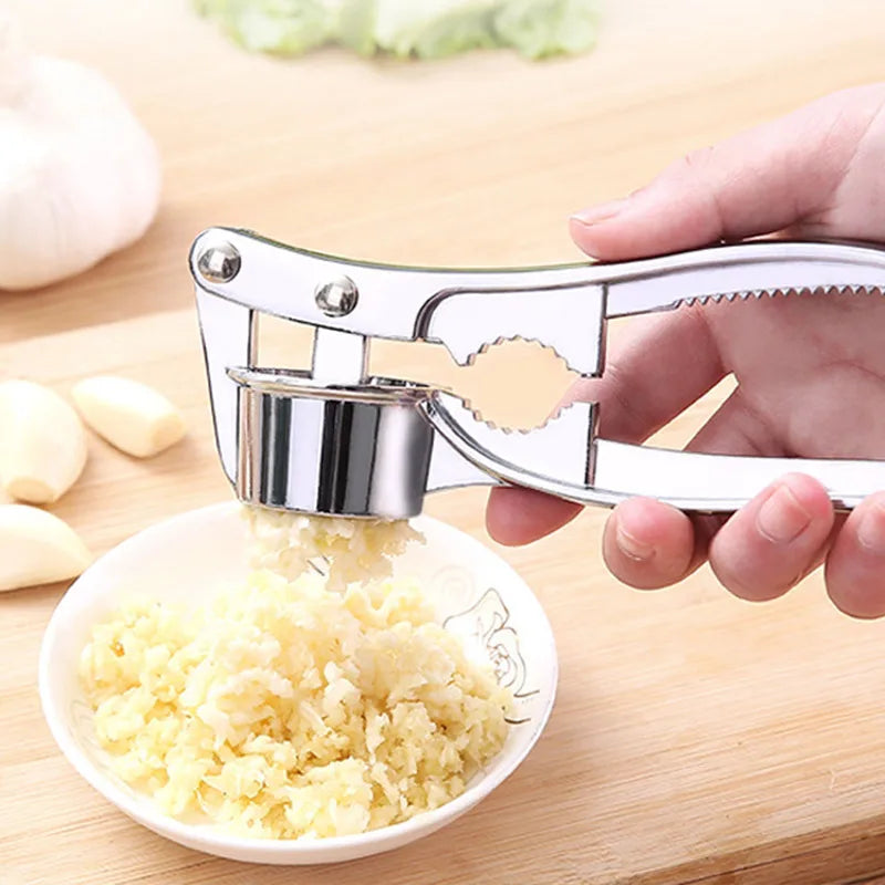 Stainless Steel Garlic Crusher Ginger