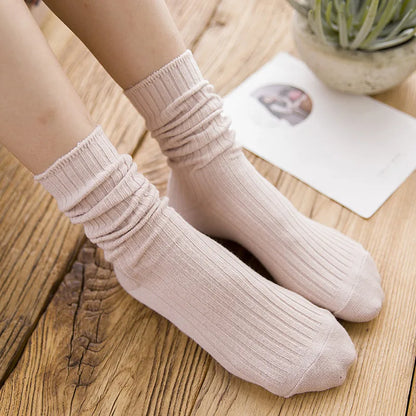 Cotton Loose Striped Socks