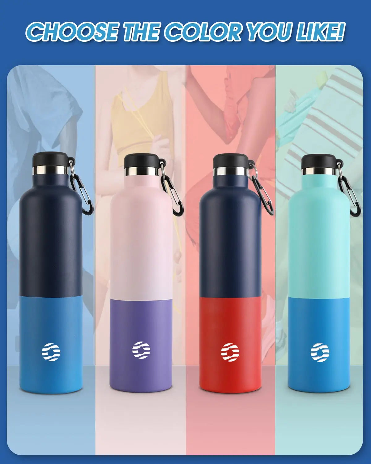 Stainless Steel Sport Water Bottle For Fitness