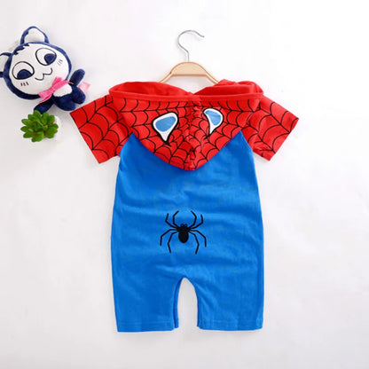 Spider Man Newborn Baby Boys Rompers