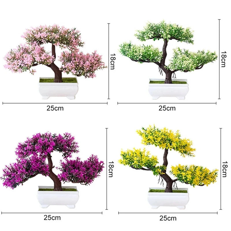 Artificial Tree Fake Plant Flowers Ornaments