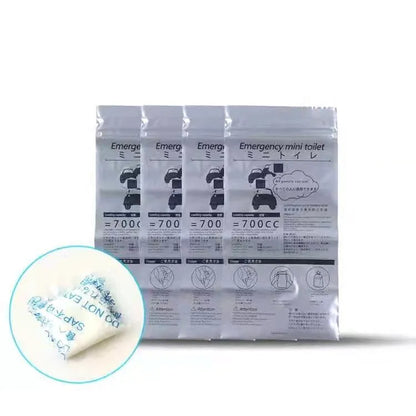 4PCS Outdoor Emergency Urinate Bags