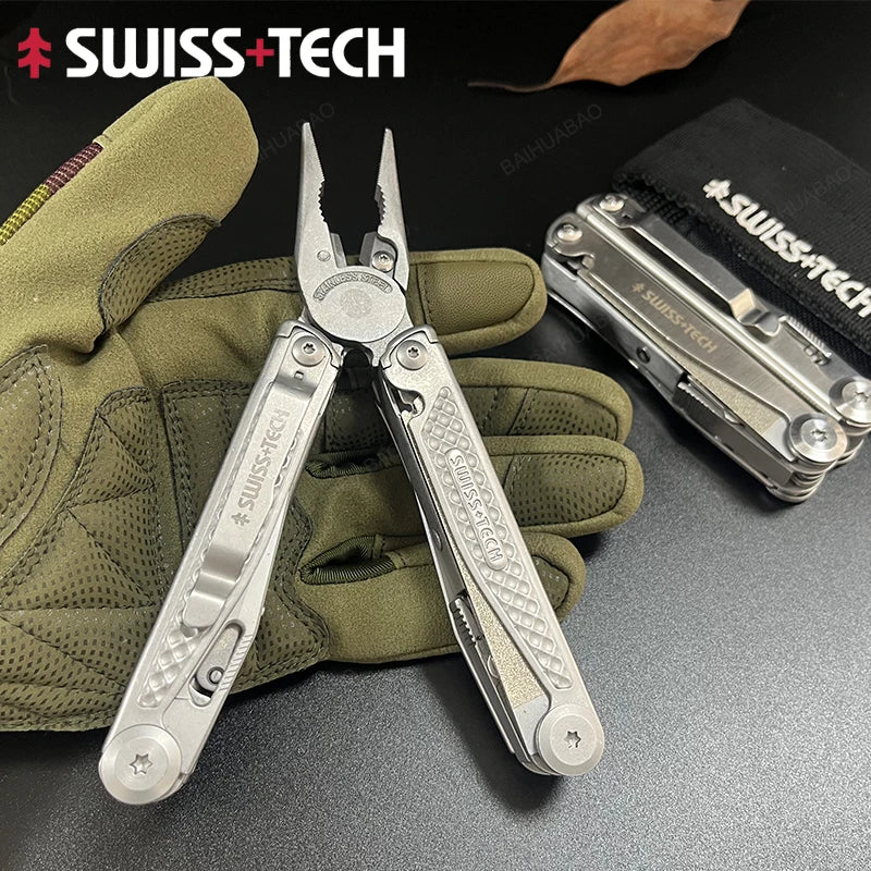 SWISS TECH 18 in 1 Multitool Pliers