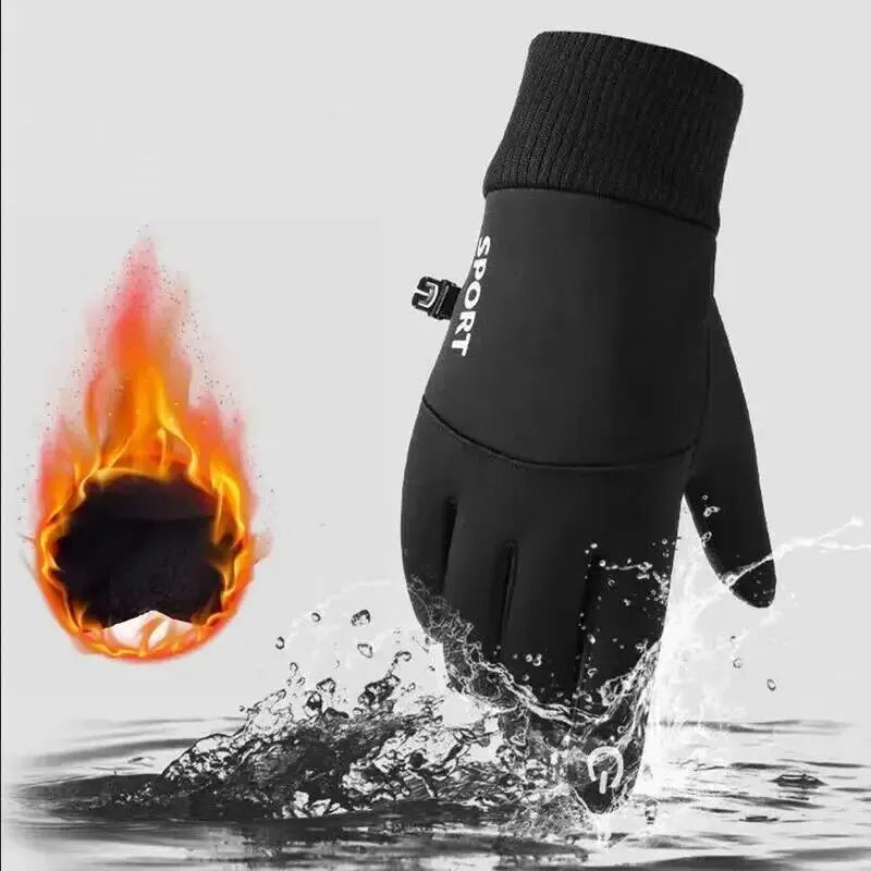 Winter Warm Full Fingers Waterproof Gloves