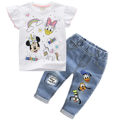 Summer Baby Girls Boys Clothing Set